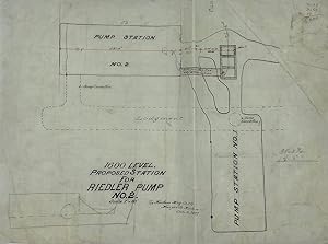 1600 Level, Proposed Station for Riedler Pump No.2