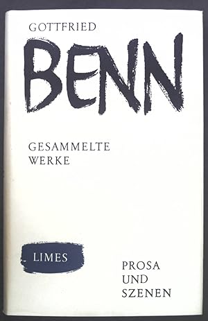 Bild des Verkufers fr Gesammelte Werke - Bd. 2: Prosa und Szenen zum Verkauf von books4less (Versandantiquariat Petra Gros GmbH & Co. KG)