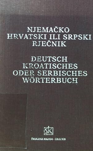 Seller image for Deutsch-kroatisches oder serbisches Wrterbuch mit grammatischen Angaben und Phraseologie. for sale by books4less (Versandantiquariat Petra Gros GmbH & Co. KG)