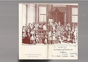 Bild des Verkufers fr Catalogue of books on Judaica from E.J. Brill zum Verkauf von Meir Turner