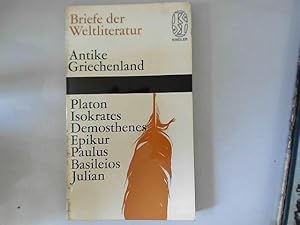 Imagen del vendedor de Antike Griechenland. Platon - Isokrates. Kindler Taschenbcher Bd. 3001 a la venta por JLG_livres anciens et modernes