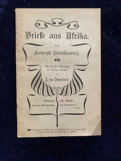Image du vendeur pour Briefe aus Afrika. mis en vente par Antiquariat Kainbacher