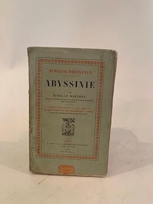 Image du vendeur pour Afrique Orientale ? Abyssinie. mis en vente par Antiquariat Kainbacher