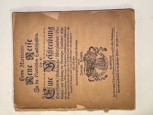 Bild des Verkufers fr Neue Reise in die Nordischen Landschafften. Das ist: Eine Beschreibung der Sitten, Gebruche, Aberglauben, Gebuden und Kleidung der Norweger, Lapl.nder, Killopen, Borandianer, Siberianer, Samojeden, Zemblander und Eilander. Sampt einem Bedencken ber den Irrthum unser Erdbeschreiber, wo nemlich Grnland und Nova Zembla liegen. Aus dem Englischen durch Johann Langen. zum Verkauf von Antiquariat Kainbacher