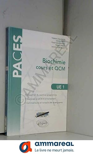 Bild des Verkufers fr Biochimie Cours & QCM UE1 zum Verkauf von Ammareal