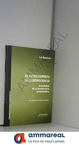 Imagen del vendedor de El nuevo espritu de la democracia a la venta por Ammareal