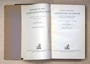 Imagen del vendedor de Lateinische Grammatik. a la venta por antiquariat peter petrej - Bibliopolium AG