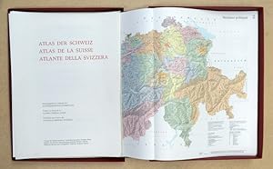 Imagen del vendedor de Atlas der Schweiz. Atlas de la Suisse. Atlante della Svizzera. a la venta por antiquariat peter petrej - Bibliopolium AG