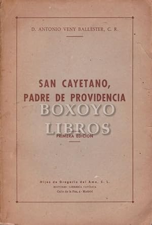 Imagen del vendedor de San Cayetano, padre de providencia a la venta por Boxoyo Libros S.L.