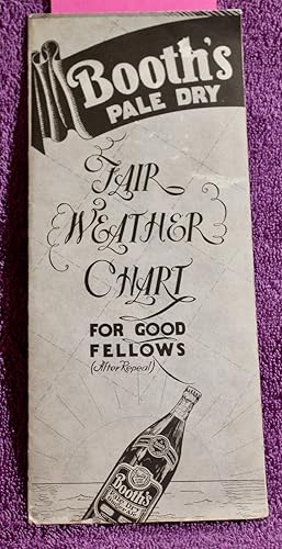 BOOTH'S PALE DRY FAIR WEATHER CHART For Good Fellows (After Repeal)
