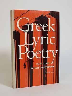 Bild des Verkufers fr Greek Lyric Poetry zum Verkauf von Minotavros Books,    ABAC    ILAB