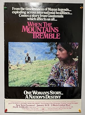 Seller image for When the Mountains Tremble (movie poster) for sale by Eureka Books