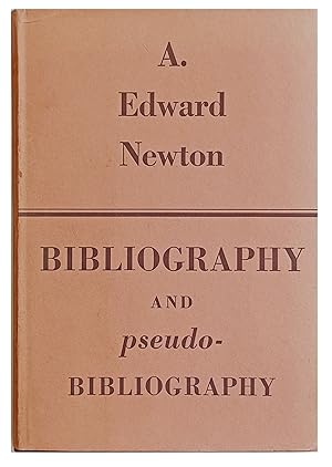 Bibliography and pseudo-Bibliography.