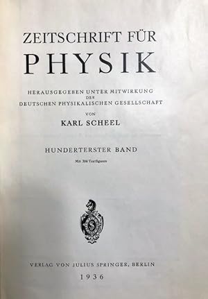 "Zur Theorie der 'Schauer' in der Hohenstrahlung." In: Zeitschrift fur Physik, Band 101, 1936.