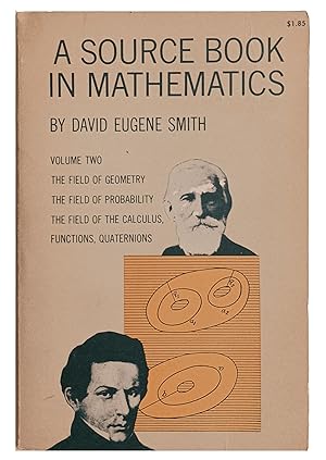 Image du vendeur pour A Source Book in Mathematics. Volume two. mis en vente par Jeff Weber Rare Books