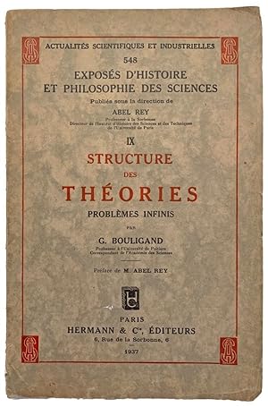 Structure des Theories Problemes Infinis.