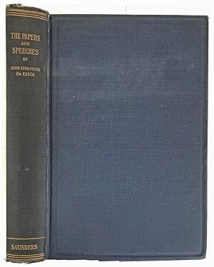 Bild des Verkufers fr Selections from the Papers and Speeches of John Chalmers DaCosta. zum Verkauf von Jeff Weber Rare Books