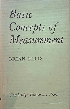 Bild des Verkufers fr Basic Concepts of Measurement. zum Verkauf von Jeff Weber Rare Books