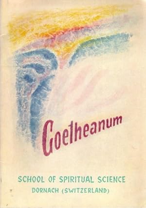 Seller image for GOETHEANUM SCHOOL OF SPIRITUAL SCIENCE for sale by By The Way Books