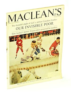 Maclean's - Canada's National Magazine, February [Feb.] 20, 1965 - Bobby Orr Cover Photo