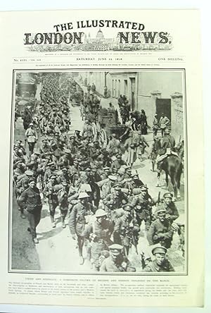 Image du vendeur pour The Illustrated London News, Saturday June 22, 1918 - Austrian Offensive on the Italian Front / Supreme War Council at Versailles mis en vente par RareNonFiction, IOBA