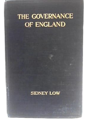 Seller image for The Governance of England for sale by World of Rare Books