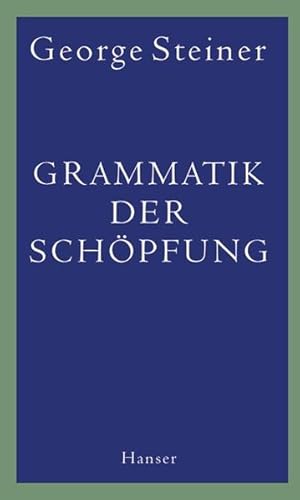 Seller image for Grammatik der Schpfung for sale by diakonia secondhand