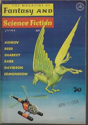 Bild des Verkufers fr The Magazine of FANTASY AND SCIENCE FICTION (F&SF): June 1964 zum Verkauf von Books from the Crypt