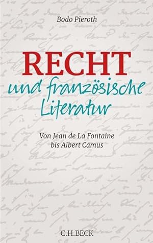 Seller image for Recht und franzsische Literatur for sale by Rheinberg-Buch Andreas Meier eK