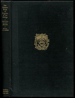 Imagen del vendedor de The Present State of Virginia, and the College a la venta por Between the Covers-Rare Books, Inc. ABAA