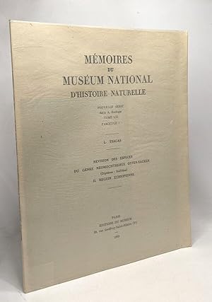 Révision des espèces du genre Néomocthérus Osten-Sacken (dipètres: asilidae) II. Région Ethiopien...