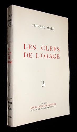 Seller image for Les clefs de l'orage for sale by Abraxas-libris