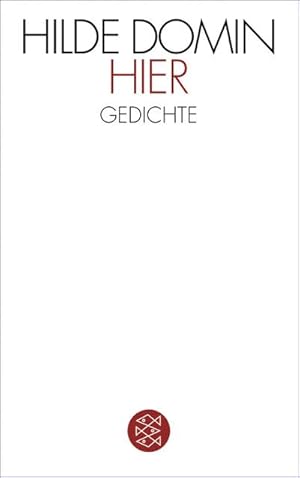 Seller image for Hier : Gedichte for sale by AHA-BUCH GmbH