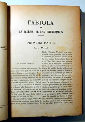 Imagen del vendedor de FABIOLA o la iglesia de la catacumbas - Barcelona c. 1935 a la venta por Llibres del Mirall