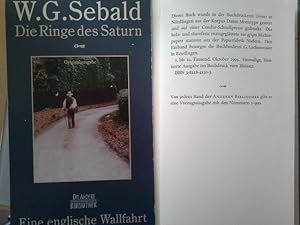Bild des Verkufers fr Die Ringe des Saturn : eine englische Wallfahrt. Die Andere Bibliothek ; Bd. 130 zum Verkauf von Herr Klaus Dieter Boettcher