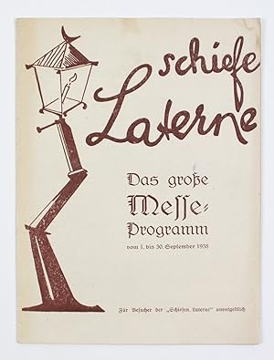 Schiefe Laterne. Das große Messe-Programm vom 1. bis 30. September 1938 Kabarett-Programm Wien