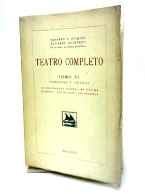 Image du vendeur pour Teatro Completo Tomo XI mis en vente par World of Rare Books