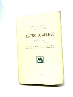 Bild des Verkufers fr Teatro Completo Tomo XV zum Verkauf von World of Rare Books