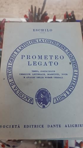 Immagine del venditore per PROMETEO LEGATO venduto da Libreria D'Agostino