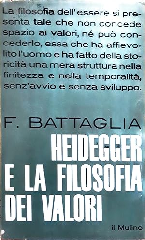 Heidegger e la filosofia dei valori