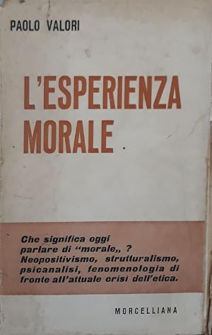 L'esperienza morale