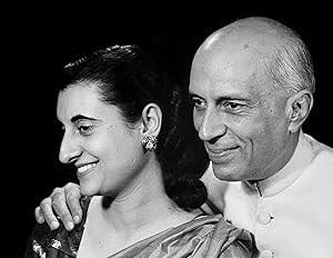 Seller image for Portrait of Indian Prime Ministers Jawaharlal Nehru and Indira Gandhi for sale by 19th Century Rare Book & Photograph Shop