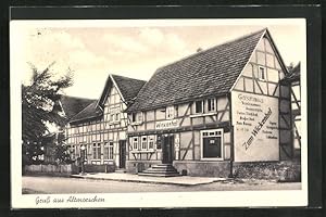 Ansichtskarte Altmorschen, Gasthaus Wickenhof von W. Wicke
