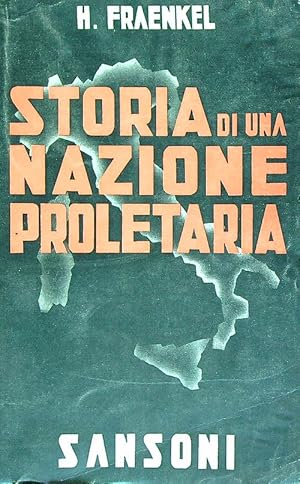 Bild des Verkufers fr Storia di una nazione proletaria zum Verkauf von Librodifaccia