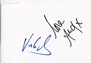 Bild des Verkufers fr Erasure Autograph | signed cards / album pages zum Verkauf von Markus Brandes Autographs GmbH