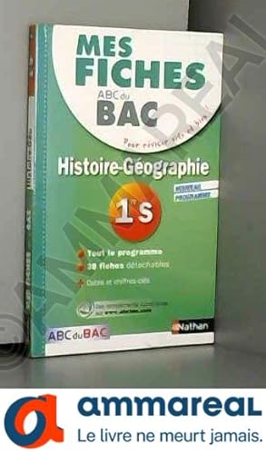 Imagen del vendedor de Mes fiches ABC du BAC Histoire Gographie 1re S a la venta por Ammareal