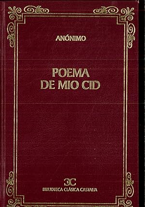 Seller image for Poema mio cid nueva edic. for sale by Papel y Letras