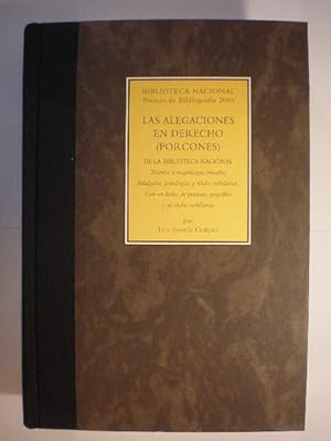 Imagen del vendedor de Las alegaciones en Derecho ( Porcones) de la Biblioteca Nacional tocantes a mayorazgos, vnculos, hidalguas, genealogas y ttulos nobiliarios a la venta por Librera Antonio Azorn