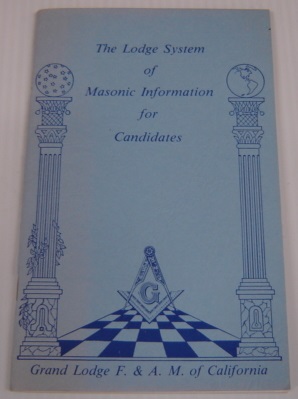 The Lodge System Of Masonic Information For Candidates