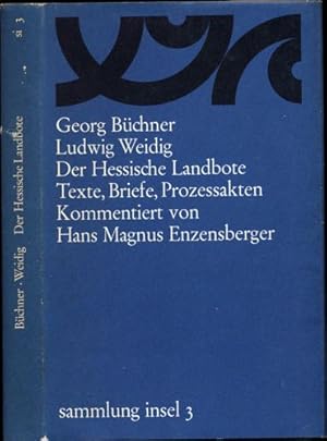 Bild des Verkufers fr Der Hessische Landbote. Texte, Briefe, Prozeakten. zum Verkauf von Versandantiquariat  Rainer Wlfel